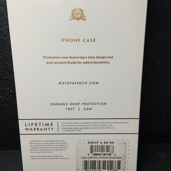 Rifle paper co iPhone 11 Pro/X Xs case - Picture 4 of 5